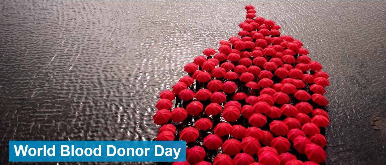 ۲۴ خرداد مضادف با ۱۴ ژوئن روز جهانی تقدیر از اهدا کنندگان خون